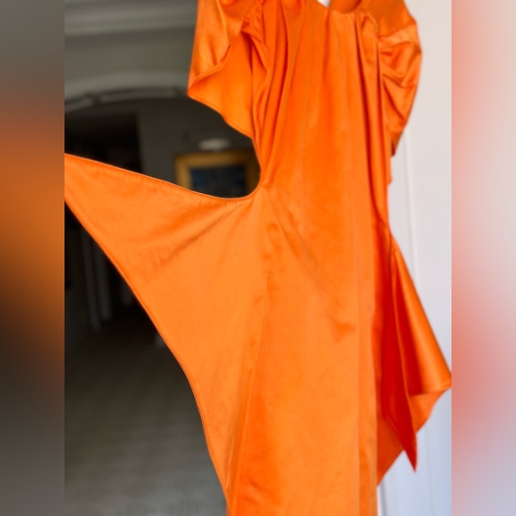 Marni orange maxi dress cut out size 38 - Picture 7 of 8